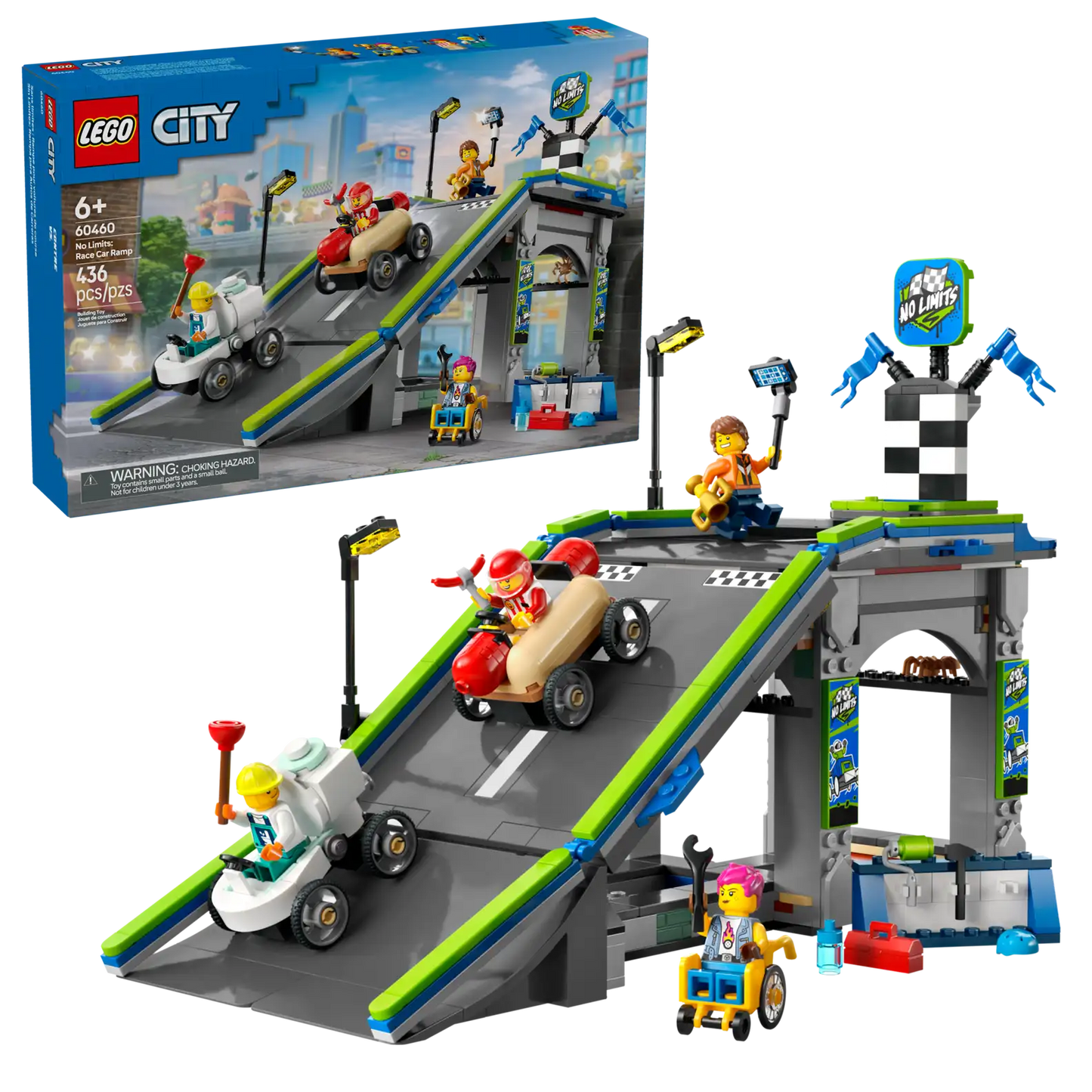 LEGO City 60460 No Limits: Race Car Ramp
