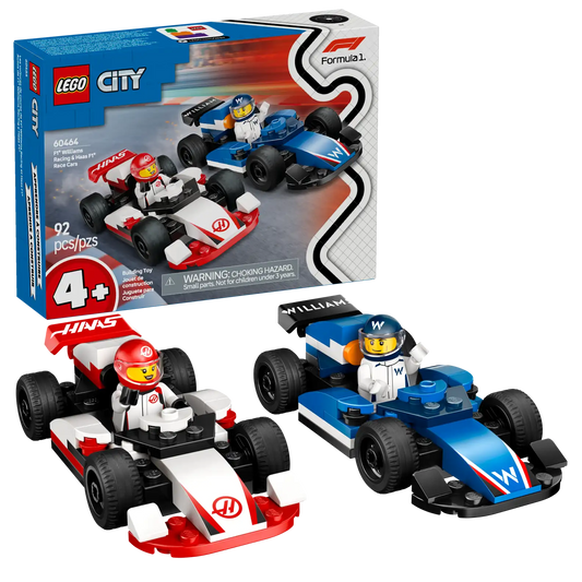 LEGO City 60464 F1 Williams Racing & Haas F1 Race Cars