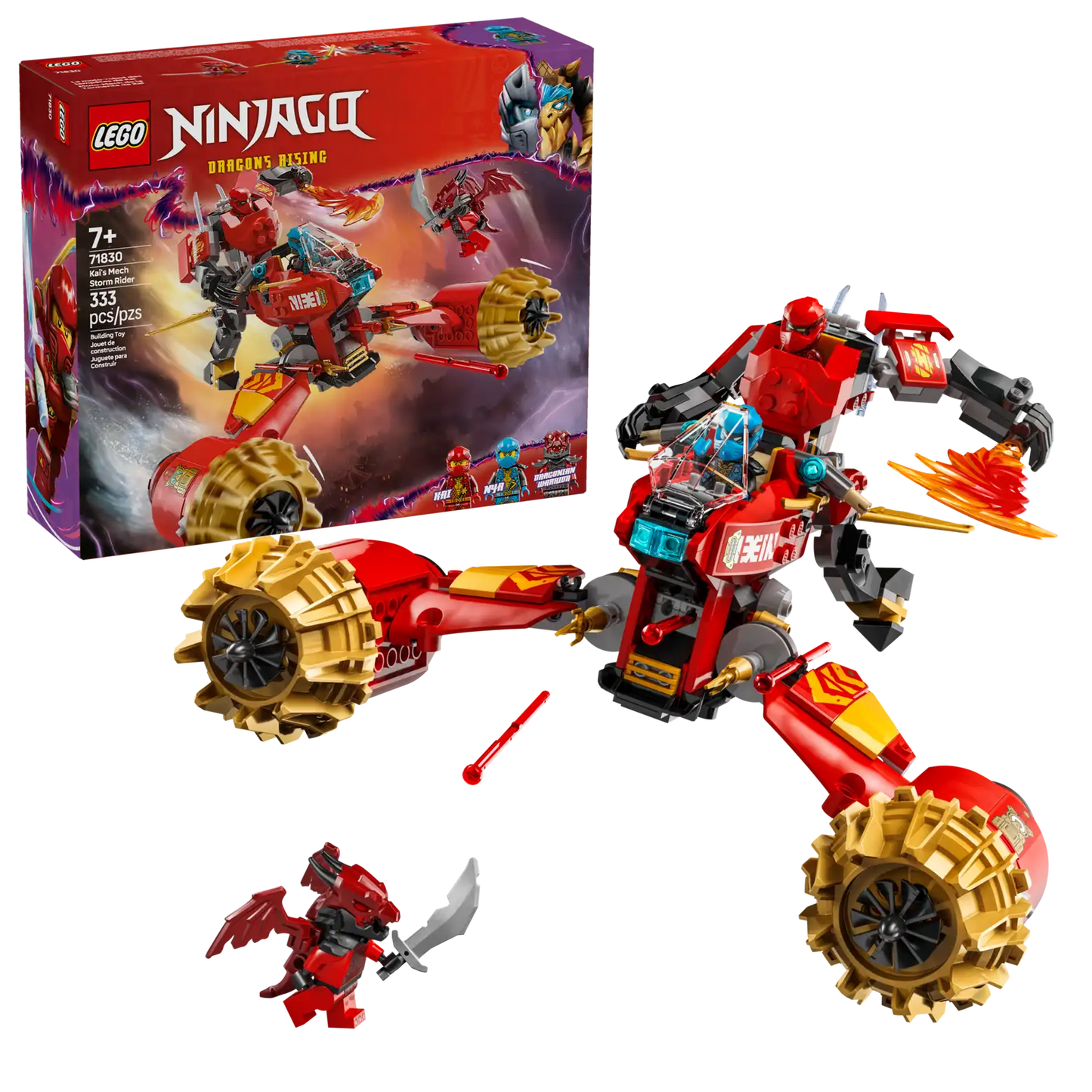 LEGO Ninjago 71830 Kai’s Mech Storm Rider