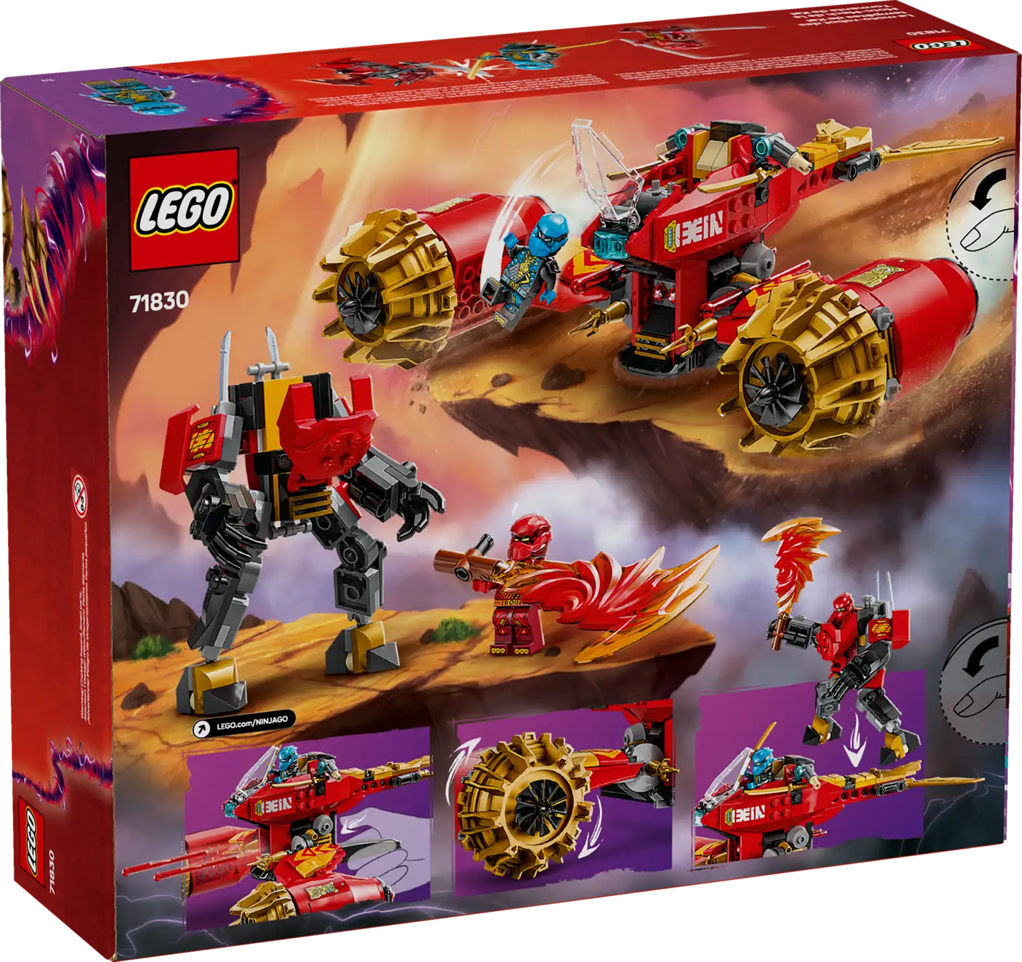 LEGO Ninjago 71830 Kai’s Mech Storm Rider