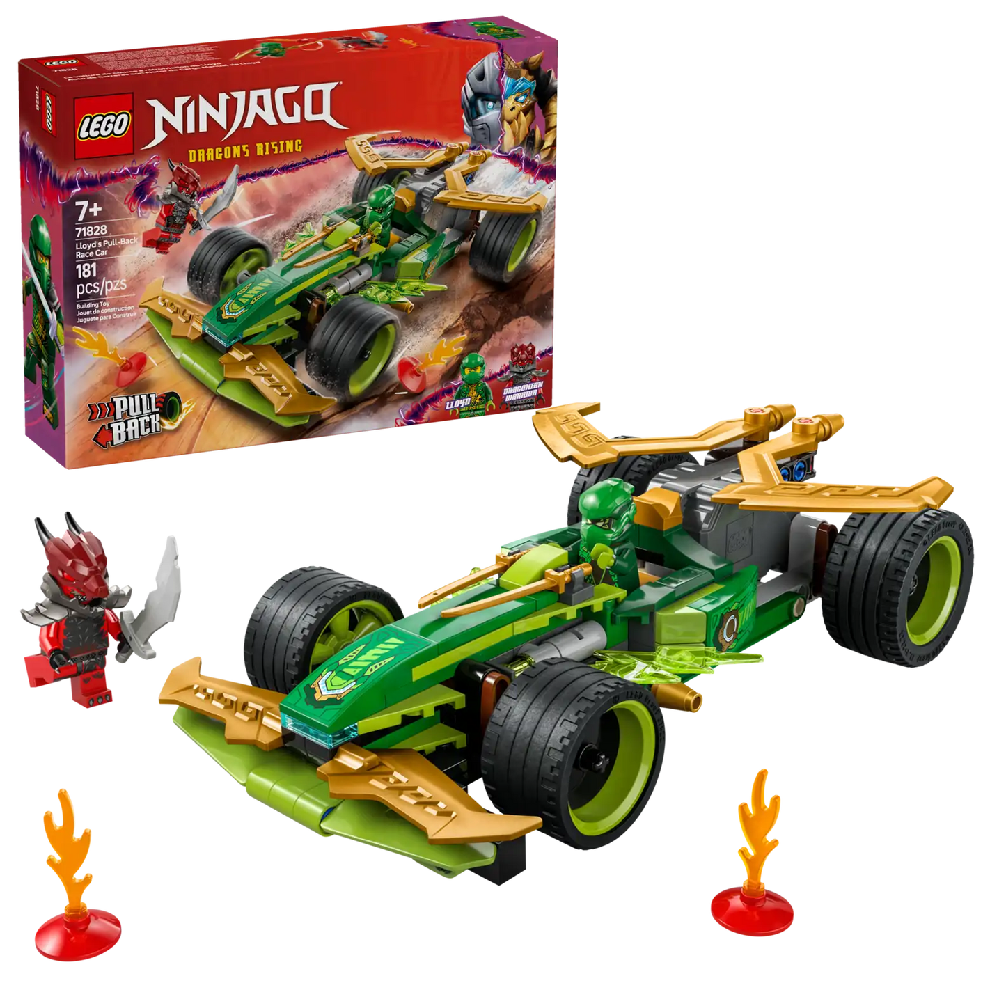 LEGO Ninjago 71828 Lloyd’s Pull-Back Race Car