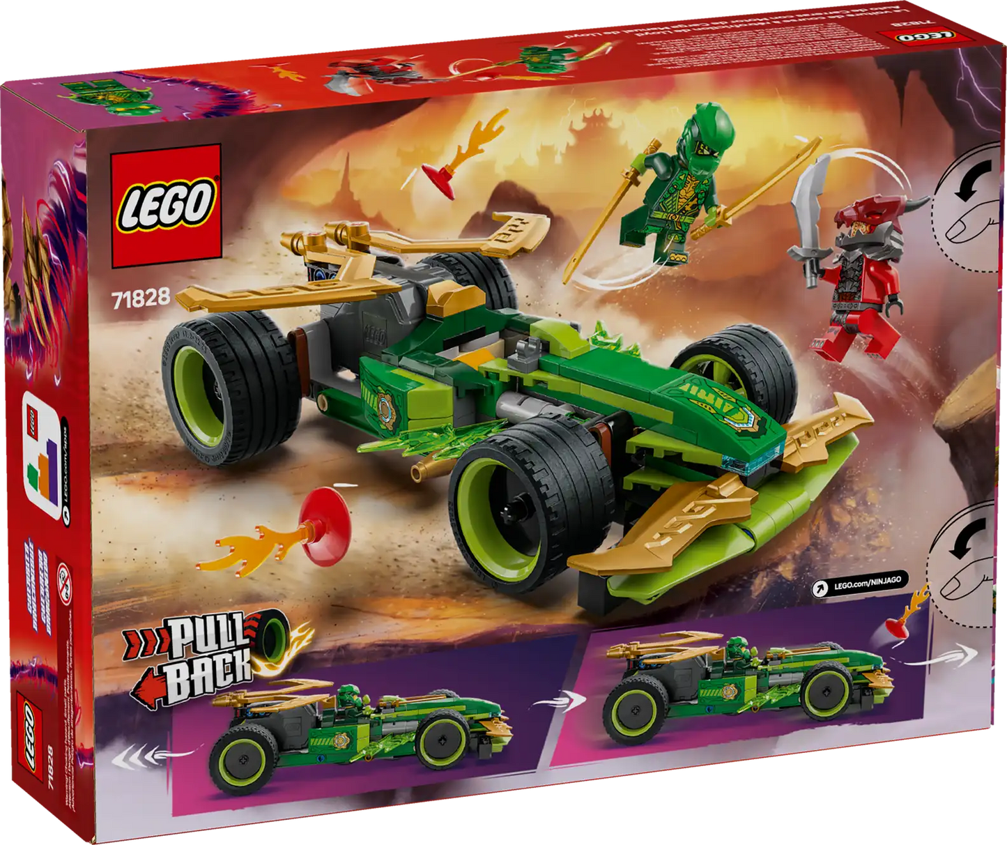 LEGO Ninjago 71828 Lloyd’s Pull-Back Race Car