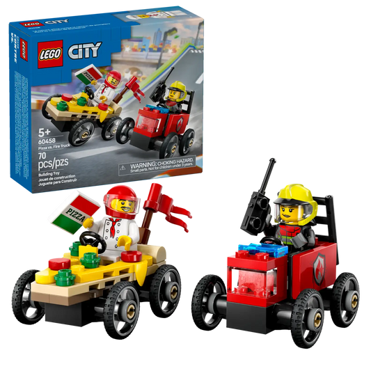 LEGO City 60458 Pizza vs. Fire Truck