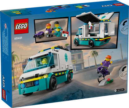 LEGO City 60451 Emergency Ambulance