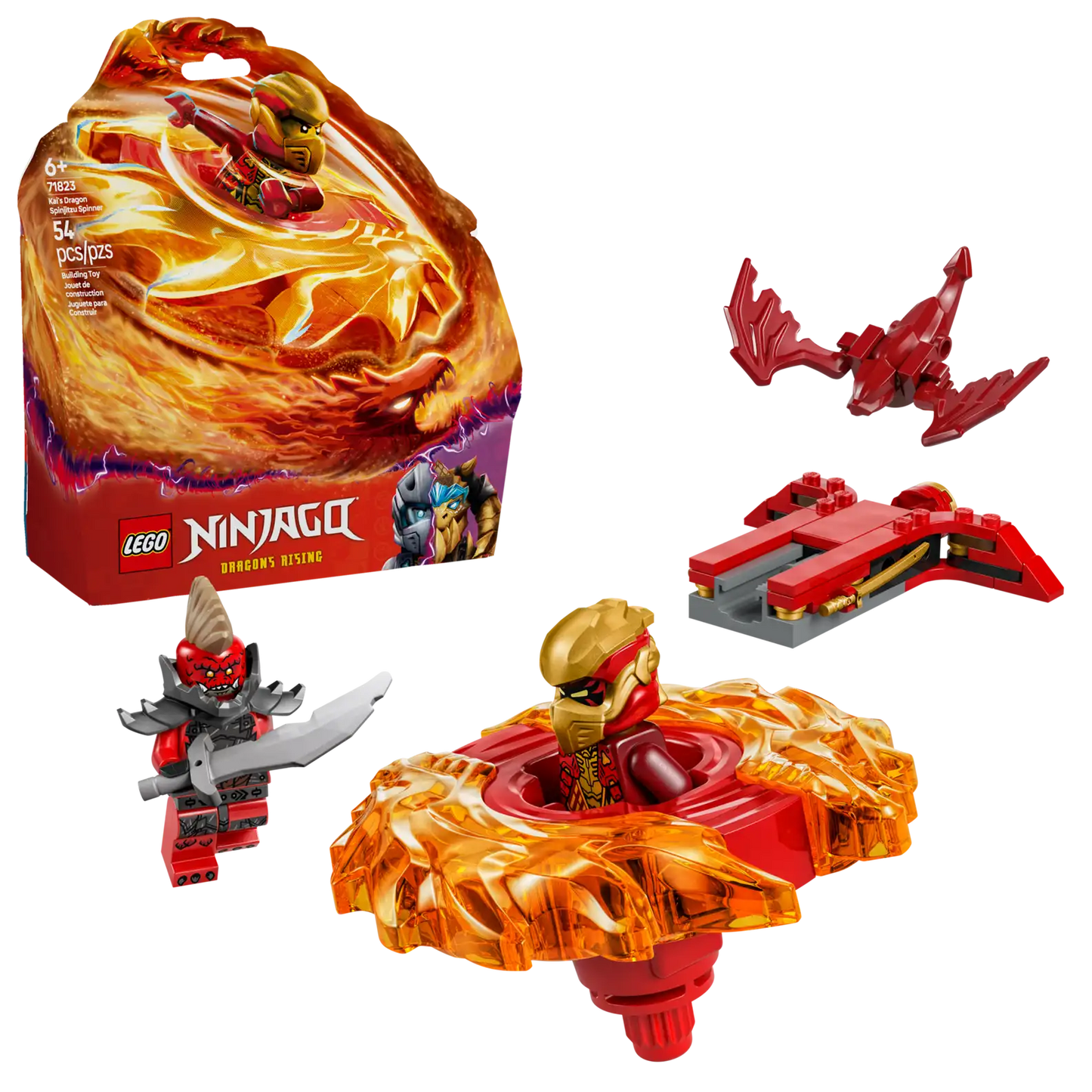 LEGO Ninjago 71823 Kai’s Dragon Spinjitzu Spinner