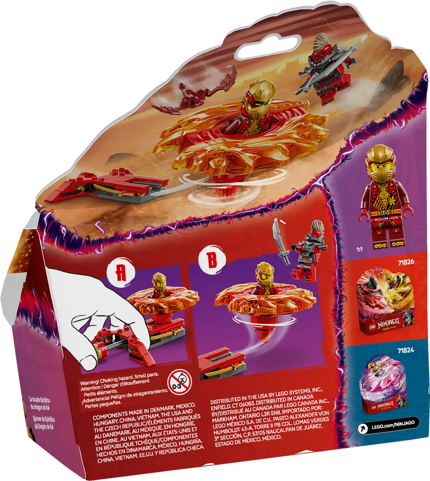 LEGO Ninjago 71823 Kai’s Dragon Spinjitzu Spinner