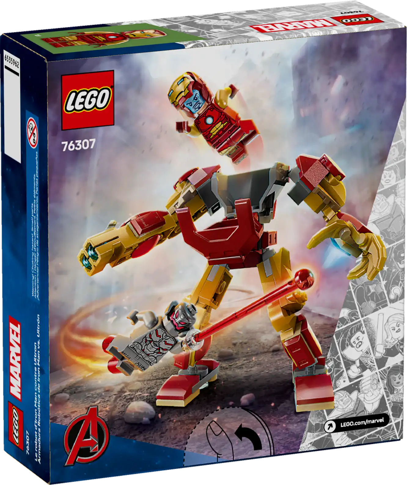 LEGO Marvel 76307 Iron Man Mech vs. Ultron