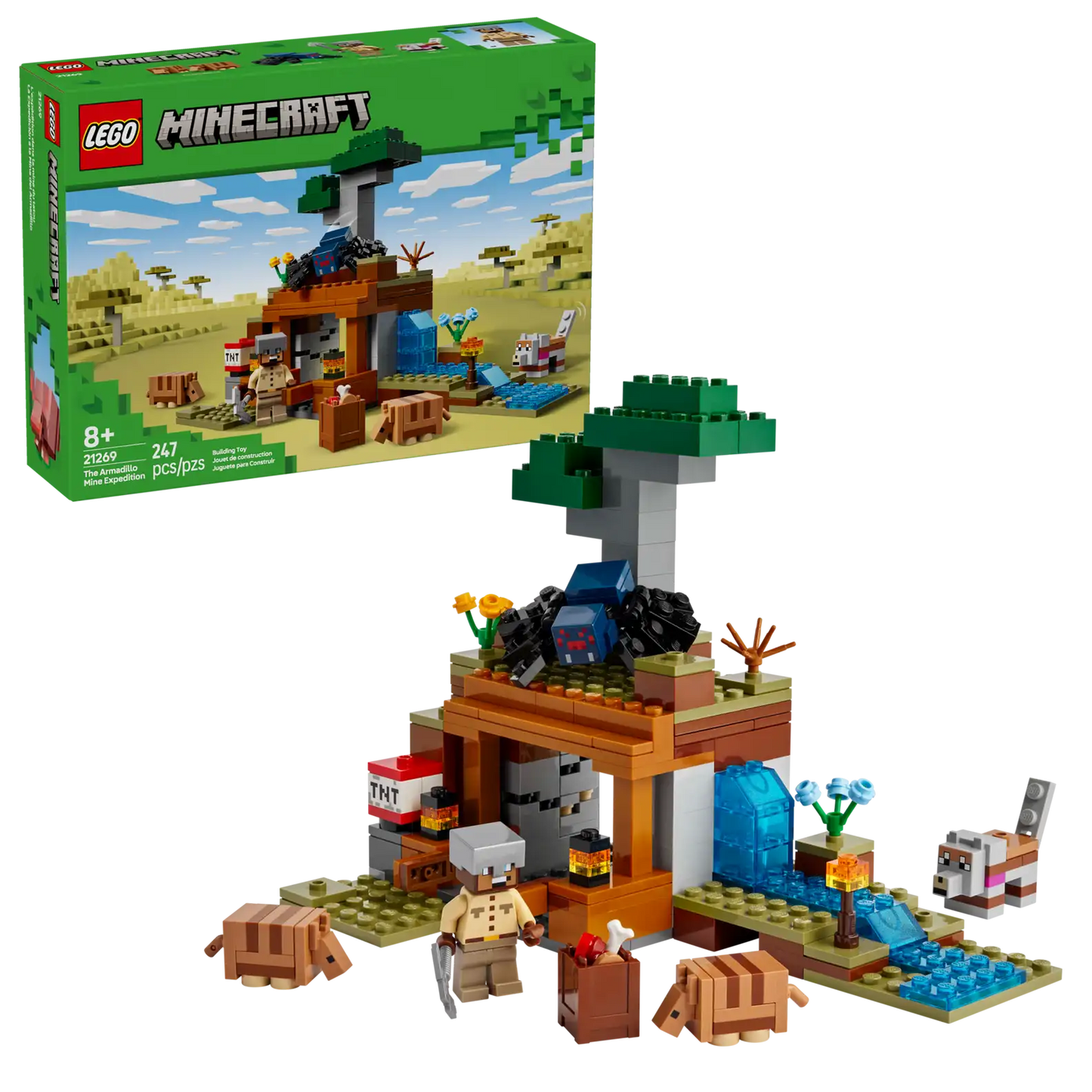 LEGO Minecraft 21269 The Armadillo Mine Expedition