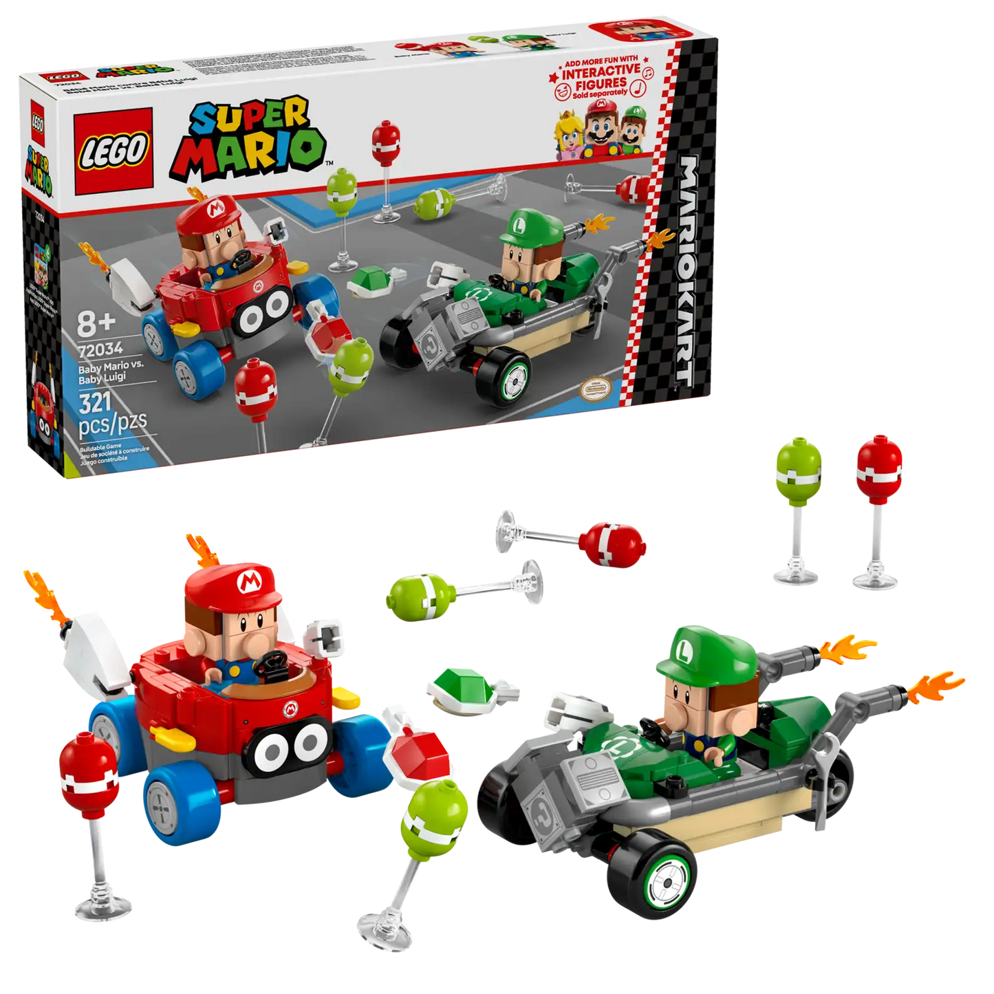 LEGO Super Mario 72034 Baby Mario vs. Baby Luigi