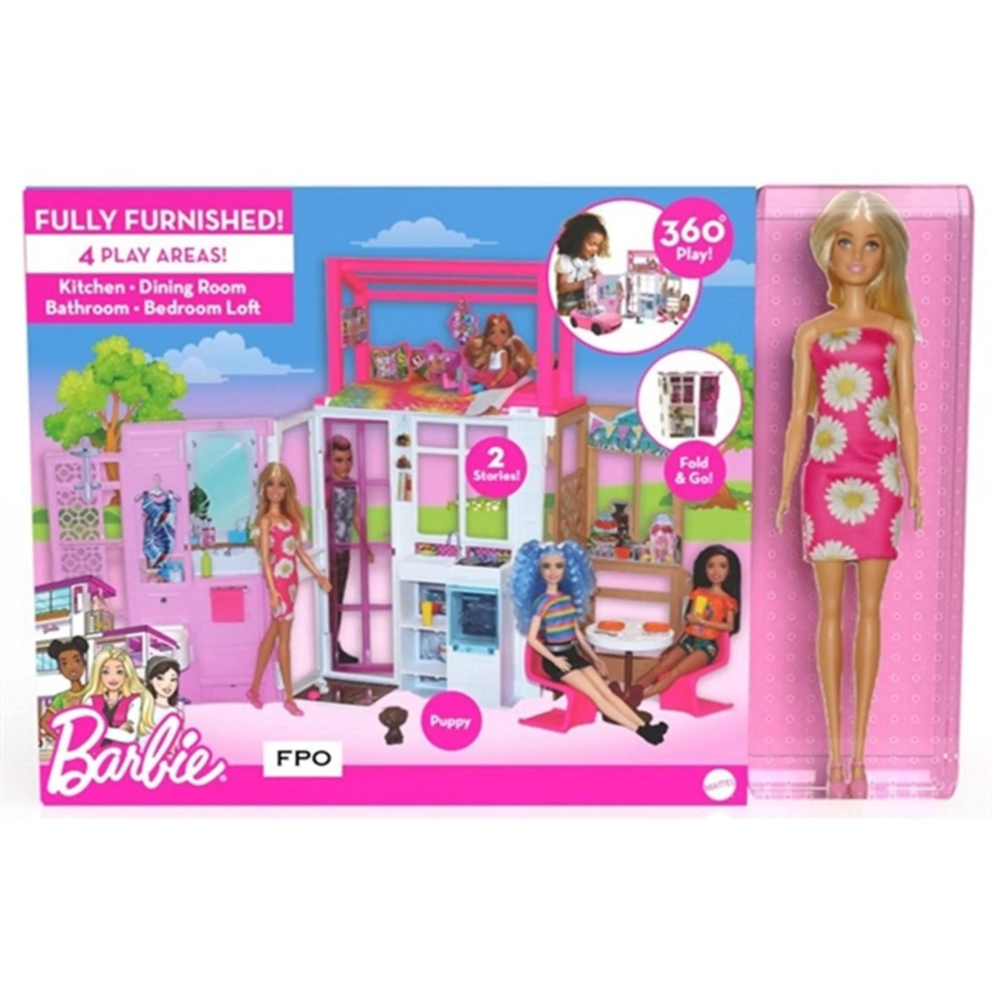 Barbie Doll & Two Level House