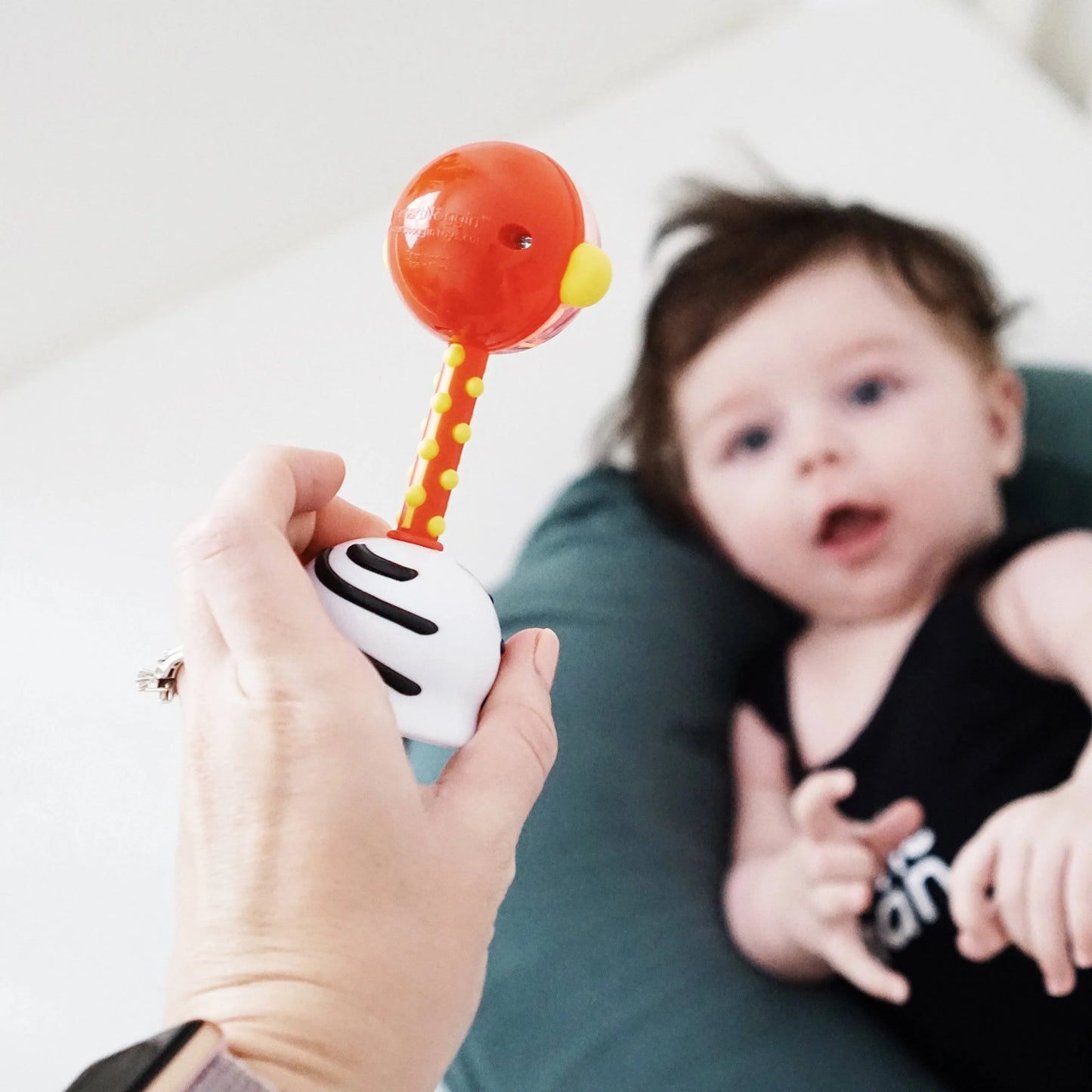 NogginStik Developmental Light-up Rattle