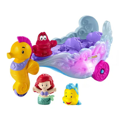 Disney Princess Little People Ariel’s Light Up Carriage