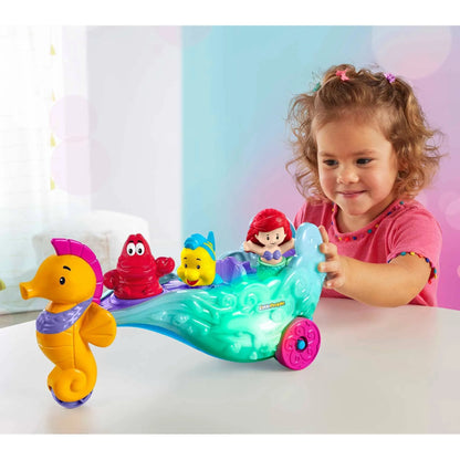 Disney Princess Little People Ariel’s Light Up Carriage