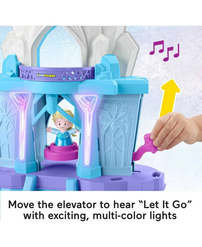 Little People Elsa’s Enchanted Lights Palace