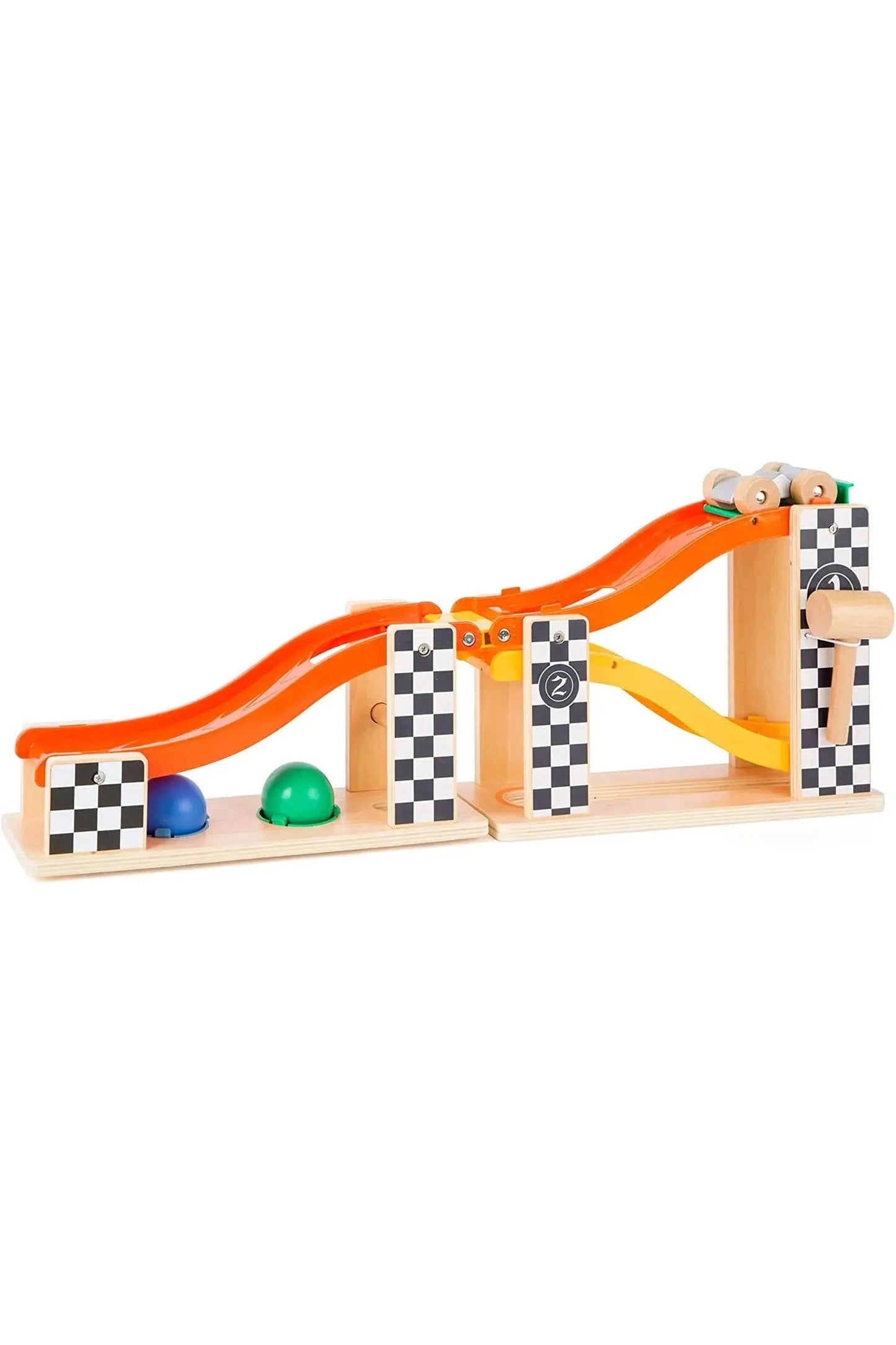 Small Foot Rally Hammering Marble Run