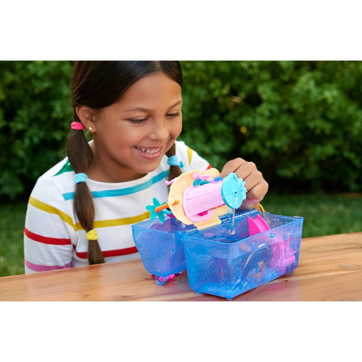 Polly Pocket Sparkle Cove Adventure Island Treasure Chest Playset