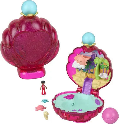 Polly Pocket Sparkle Cove Adventure Beach Compact Playset