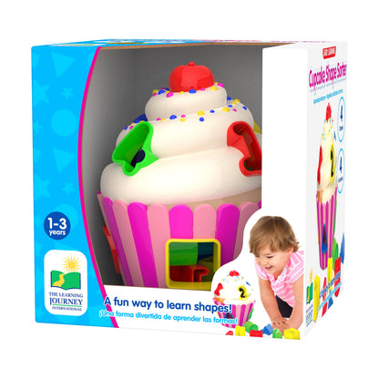 The Learning Journey Cupcake Shape Sorter
