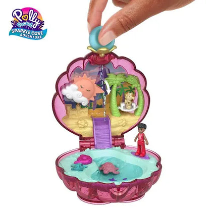 Polly Pocket Sparkle Cove Adventure Beach Compact Playset