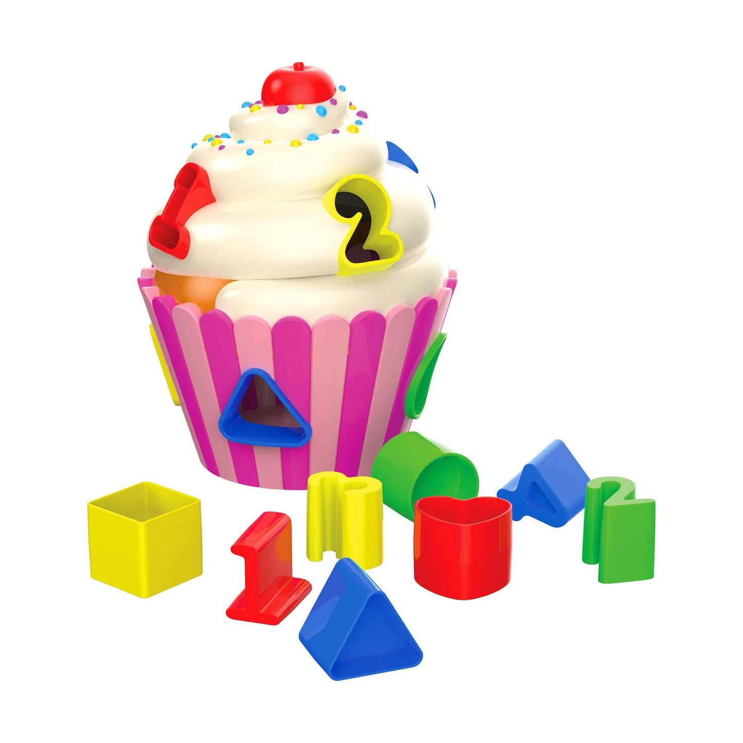 The Learning Journey Cupcake Shape Sorter