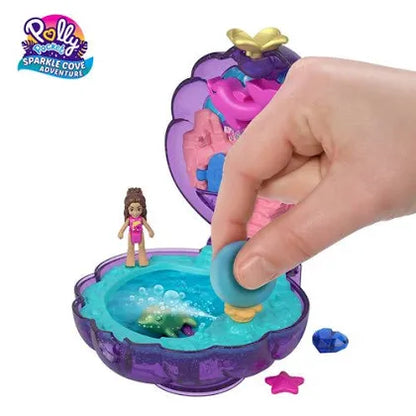 Polly Pocket Sparkle Cove Adventure Beach Compact Playset