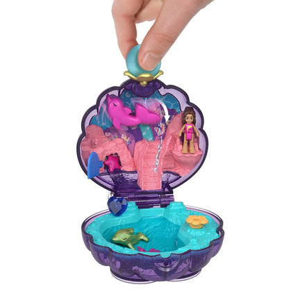 Polly Pocket Sparkle Cove Adventure Beach Compact Playset