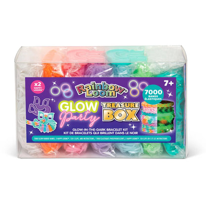 Rainbow Loom Glow Party Treasure Box