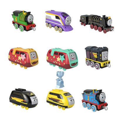 Thomas & Friends Sodor Cup Racers 9-Pack Of Diecast Push-Along Toy Train Engines