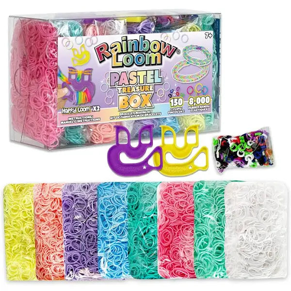 Rainbow Loom Pastel Treasure Box
