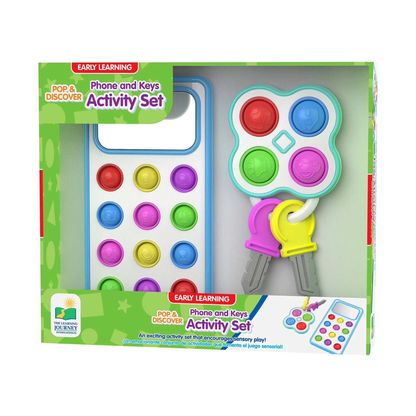 The Learning Journey Pop & Discover Phone and Keys Activity Set