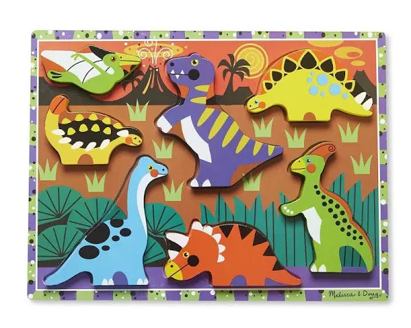 Melissa & Doug Chunky Puzzle Dinosaurs