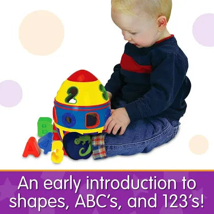 The Learning Journey Rocket Shape Sorter