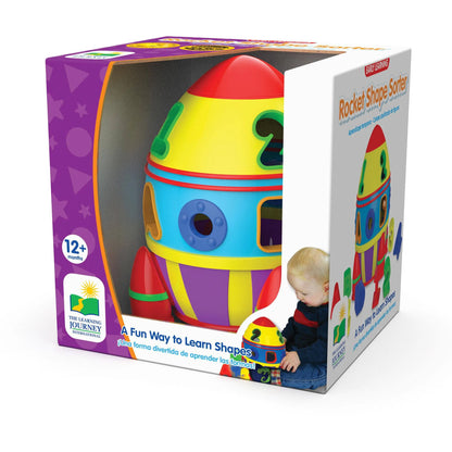 The Learning Journey Rocket Shape Sorter