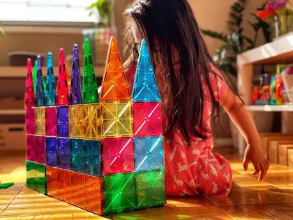 Magna Tiles 100-Piece Clear Colors Set