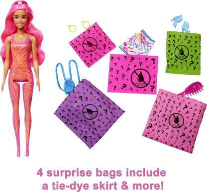 Barbie Color Reveal Neon Tie Dye Series Doll