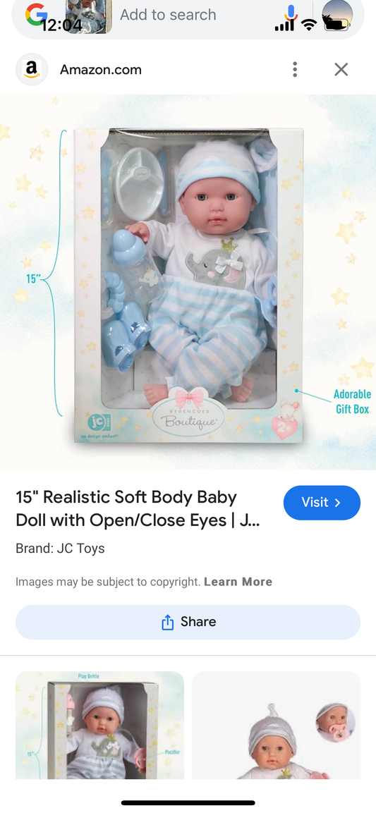 Berenguer Boutique Realistic Soft Body Baby Doll Set