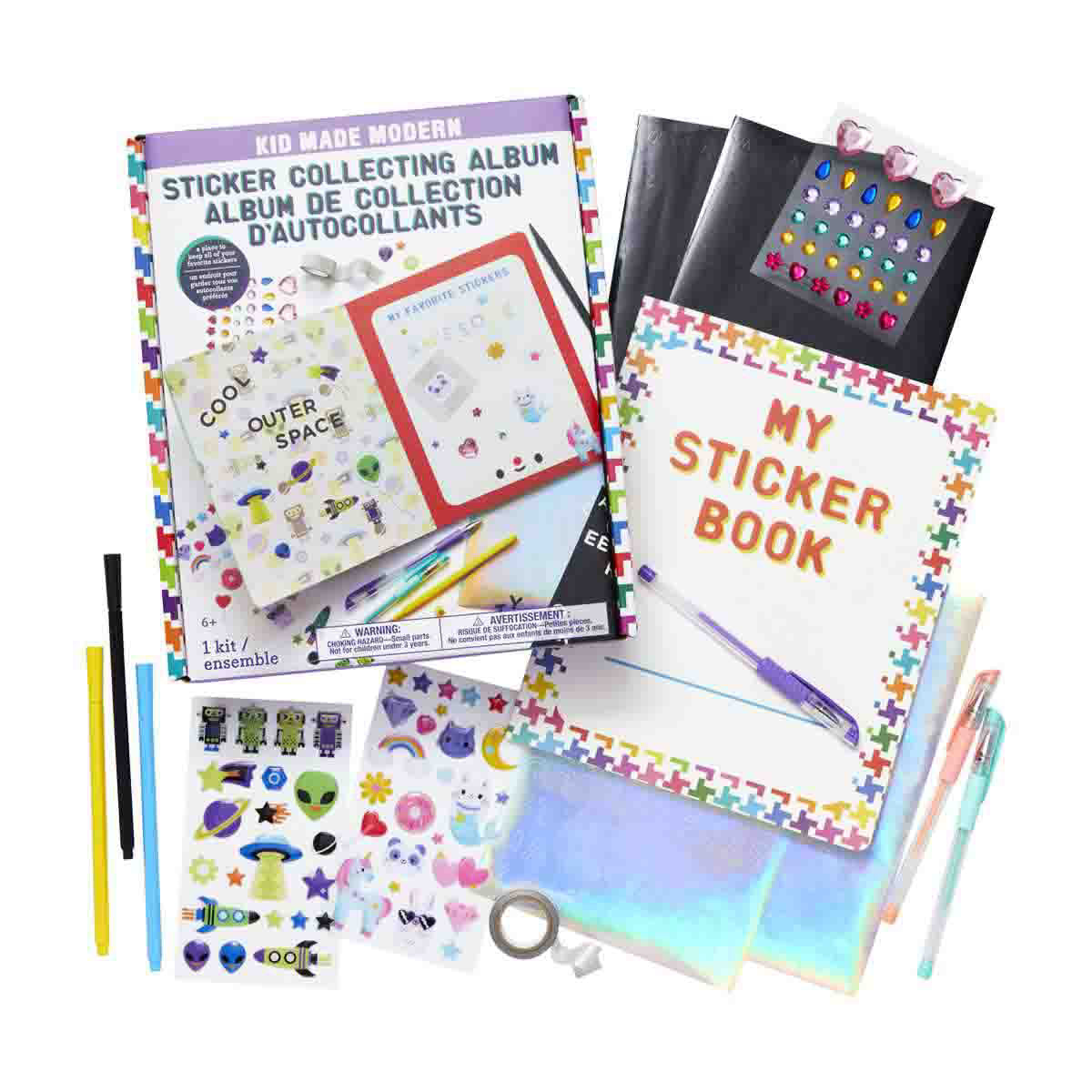 Kid Made Modern Sticker Collecting Album