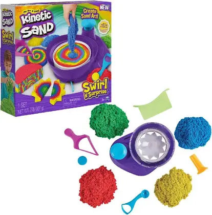 Kinetic Sand Swirl N' Surprise Playset