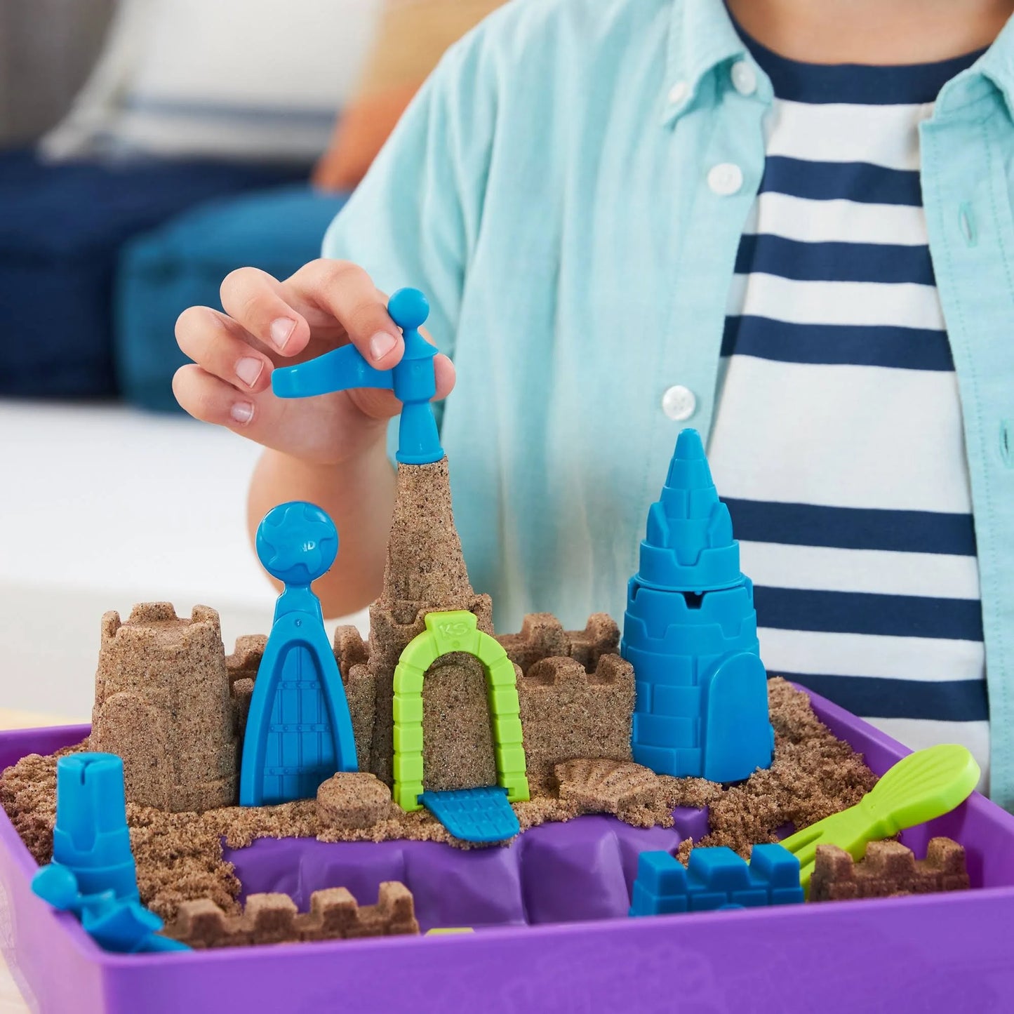 Kinetic Sand Deluxe Beach Castle Playset