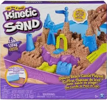 Kinetic Sand Deluxe Beach Castle Playset