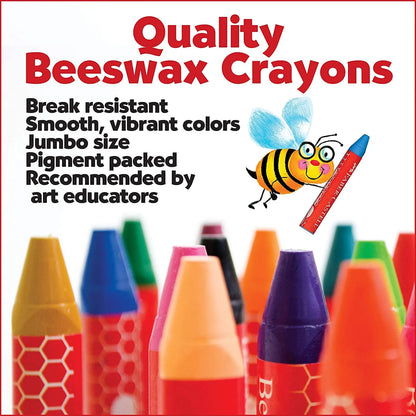 World Colors 15 Beeswax Crayons