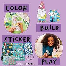 Creativity For Kids Wonder Worlds 3D Coloring Craft Kit