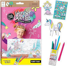 Creativity For Kids Wonder Worlds 3D Coloring Craft Kit