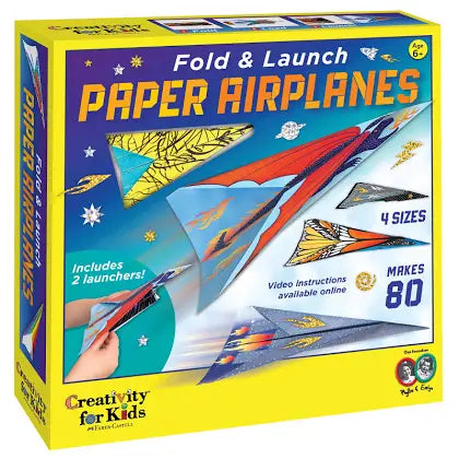 Creativity For Kids Fold & Launch Paper Airplanes