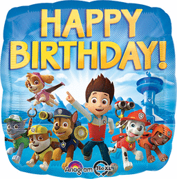 17" Paw Patrol Happy Birthday