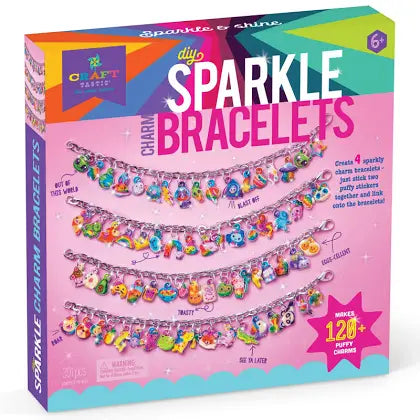 Craft-Tastic DIY Sparkle Charm Bracelets