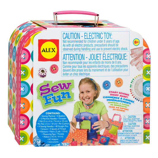 Alex Toys Craft Sew Fun Craft Kit With Sewing Machine