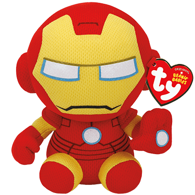 Ty Small Soft Plush Marvel Licensed Characters