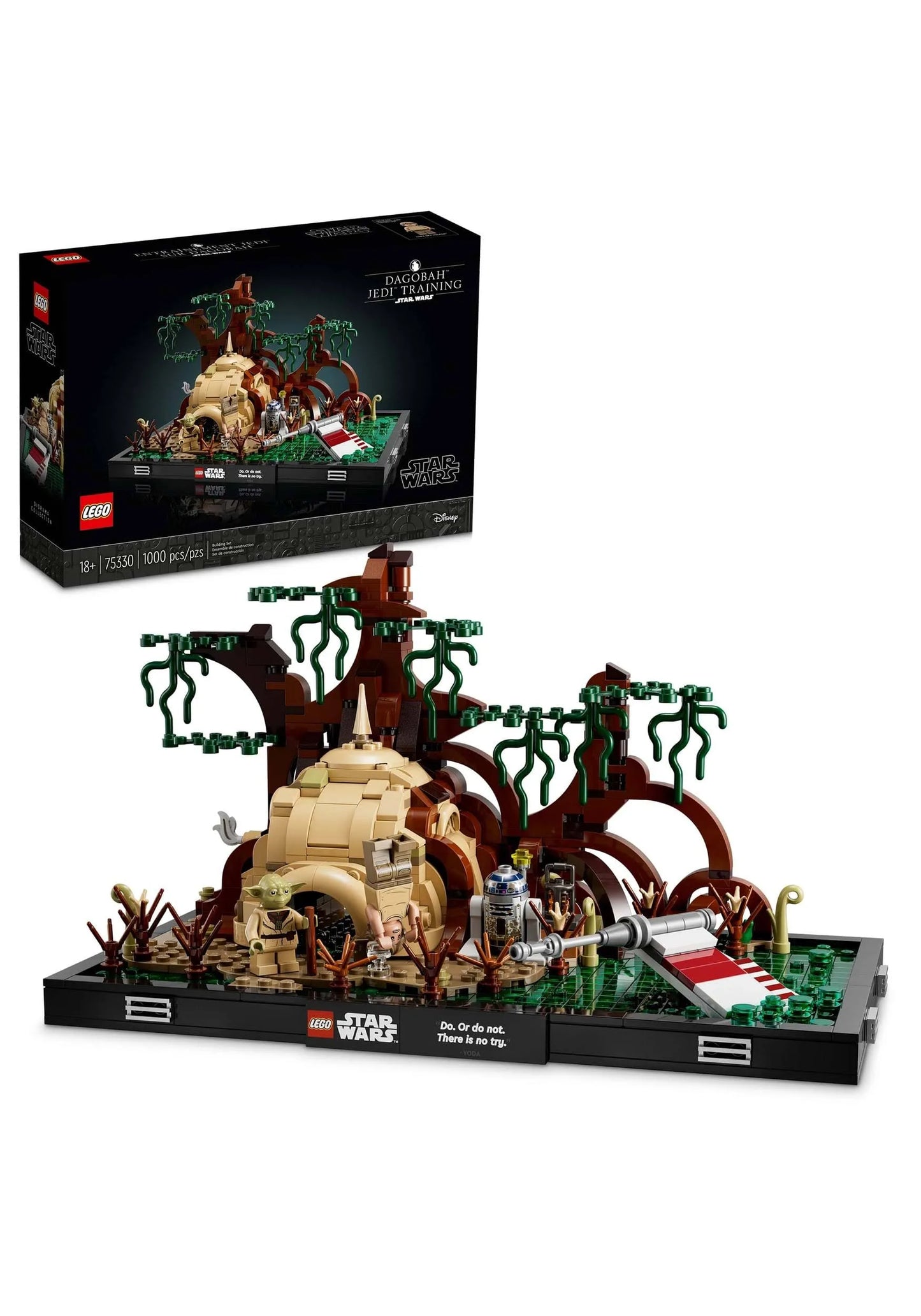 Lego 75330 Star Wars Dagobah Jedi Training Diorama