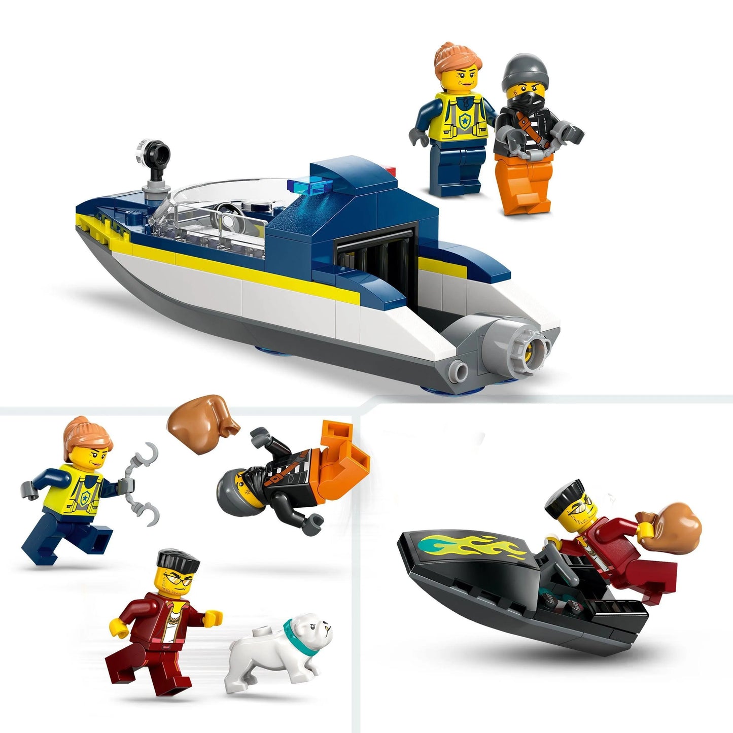 Lego 60417 CITY Police Speedboat & Crooks’ Hideout